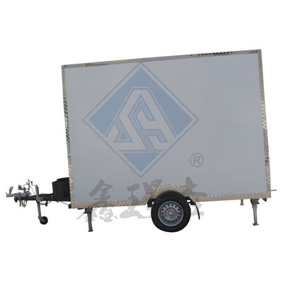 220CM Ein-/Doppelachs-Nachrichten-Truck für Getränke und Lebensmittel
