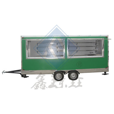 Industrieller 450CM mobiler Nahrungsmittellastwagen mit einem schönen Design und einer 3KW individuellen Kochvorrichtung