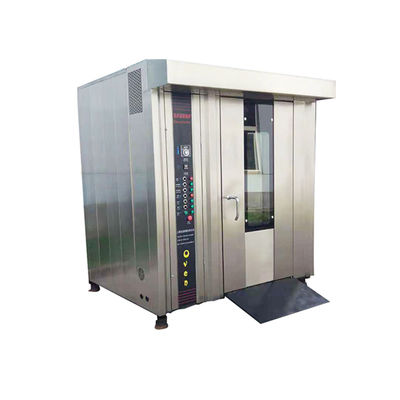 Bread Bakery Machine 32 64 Schalen Rundkuchen Toast Gas backen Ofen Drehöfen Ausrüstung