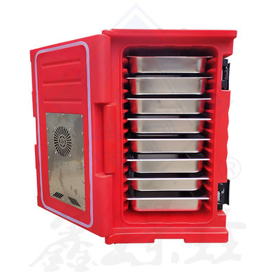 120L Rotationsform Isolierte Box mit Heizung und Nahrungsmittelwärmer Edelstahl PE