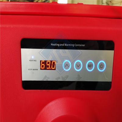 53x33.5x51cm Innengröße LLDPE Lebensmittelqualität Kunststoff Wärme Elektrowärmer Lebensmittelbox mit PU-Schaum
