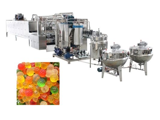 150 kg/h Süßigkeiten absetzende Maschine für die industrielle Produktion von Bärentoffee und Lollipop