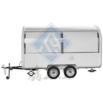 angepasste industrielle Rundmodell Mobil Hot Dog Kaffee-Food-Truck mit 3,5 M-Doppelachse