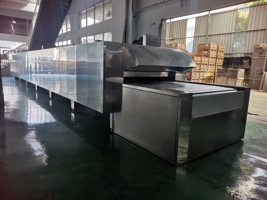 Shanghai Gas Bäckerei Rotisserie Ofen fortschrittliche Technologie für Snack-Food Tunnel Ofen