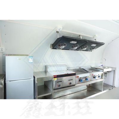 angepasste industrielle Rundmodell mobile Food Truck für Kaffee und Lebensmittel