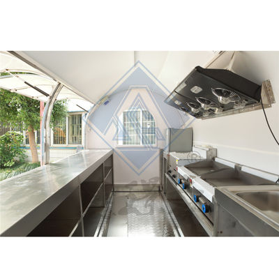 300*160*230 cm Galvanisiertes Stahldoppelachsendes Mobilgerät mit Dachdach