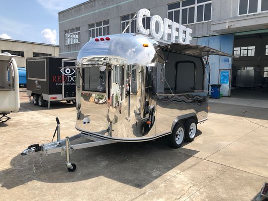 2300*1750*2100mm Nahrungsmittelwagen Anhänger Snackmaschinen 350kg mobile Nahrungsmittel Wending Anhänger