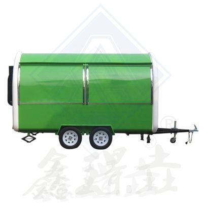 220V Doppelachse Nettes Design Mobil kundenspezifisches Industrie-Rundmodell Mobil-Food-Truck