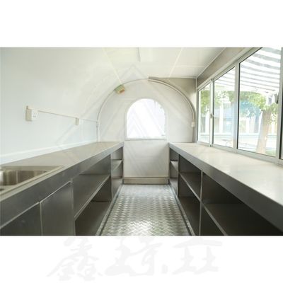 220V Doppelachse Nettes Design Mobil kundenspezifisches Industrie-Rundmodell Mobil-Food-Truck