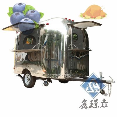 Lebensmittelkarren Mobilwagen mit Küche und Pizzaofen Vertrauenswürdiger Verkäufer