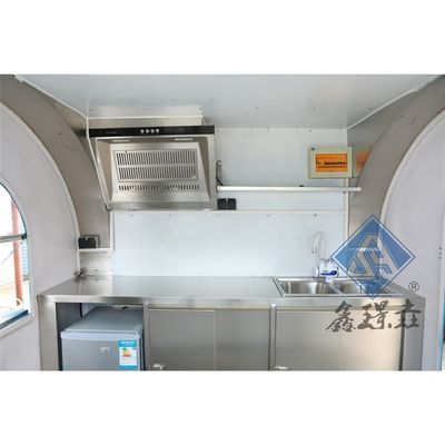 Multifunktionaler Lebensmittelkorb Fastfood-Truck mit vollständiger Küche und Luftstromküche