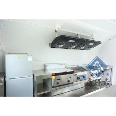 Multifunktionaler Lebensmittelkorb Fastfood-Truck mit vollständiger Küche und Luftstromküche