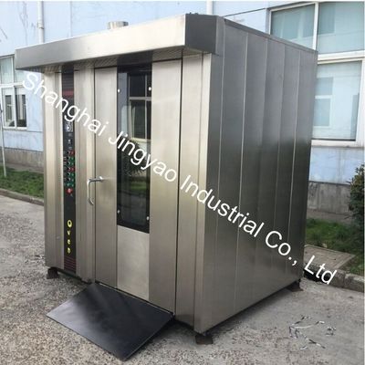 Trolley Rotating Baking Gas 32 Tray Rotary Oven für Backmaschinenfunktion 100kg/h