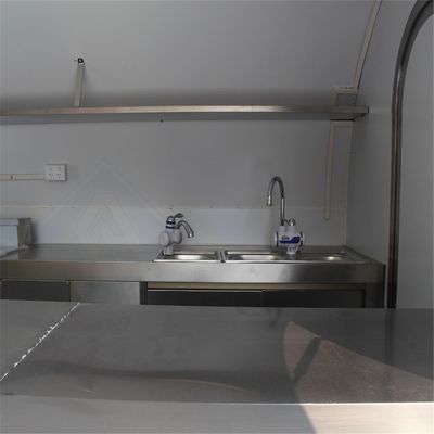 Hotels Eiscreme Hot Dog Fastfood-Truck für Backgeräte in kundenspezifischer Farbe