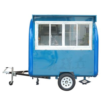 1000 PCS/Monat kundenspezifischer Lebensmitteltrailer mit galvanisiertem Stahl-Straßen-Food-Kiosk