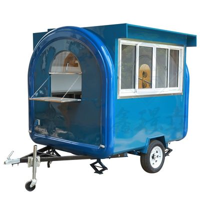 1000 PCS/Monat kundenspezifischer Lebensmitteltrailer mit galvanisiertem Stahl-Straßen-Food-Kiosk