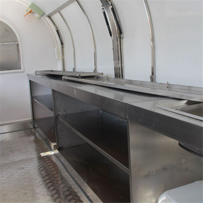 1000 PCS/Monat kundenspezifischer Lebensmitteltrailer mit galvanisiertem Stahl-Straßen-Food-Kiosk