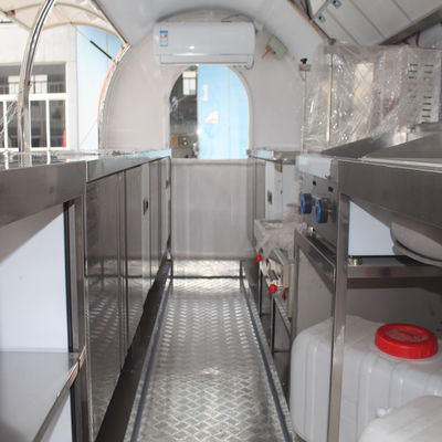 1000 PCS/Monat kundenspezifischer Lebensmitteltrailer mit galvanisiertem Stahl-Straßen-Food-Kiosk