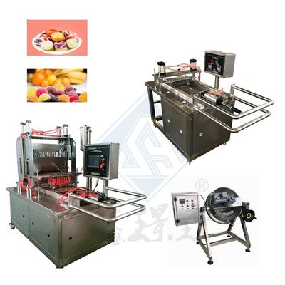 Vollautomatische Hard Candy-Machmaschine zur Herstellung von Süßwaren aus Zucker