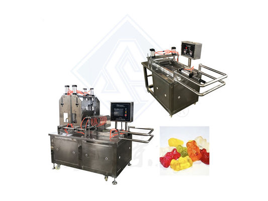 50 kg/h Schokoladentoffee Lollipop Gummy Bear Machinery für die Süßwarenproduktion