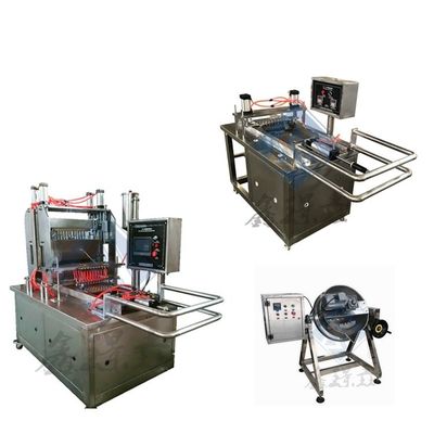 20-50 kg/h Industrieelektrische Gummi-Süßwarenmaschine zur Herstellung von Harten und Gelee-Süßwaren