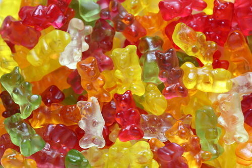 1.5KW Schokoladentoffee Lollipop Gummy Bear Maschine für 50kg/h Industrie Süßigkeiten Herstellung