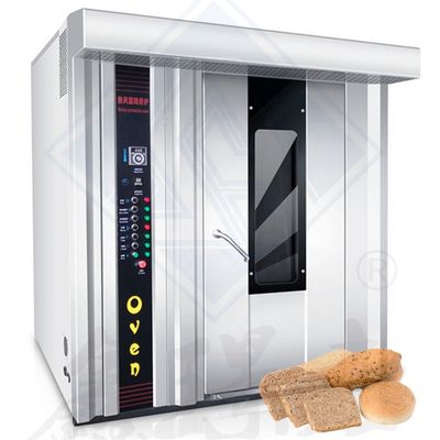 Anpassbar 16 Schalen Rotationsofen für Kekse vernünftige 380V-50Hz-3P Spannung