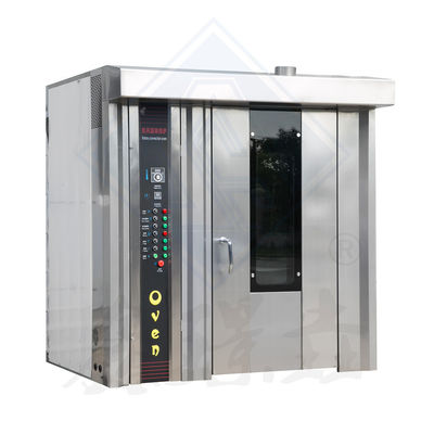 32 Schalen Elektrische Gaskuchen Toast backen Ofen Drehöfen für Brot Bäckerei Maschine