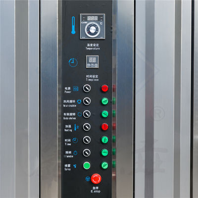 32 Schalen Elektrische Gaskuchen Toast backen Ofen Drehöfen für Brot Bäckerei Maschine