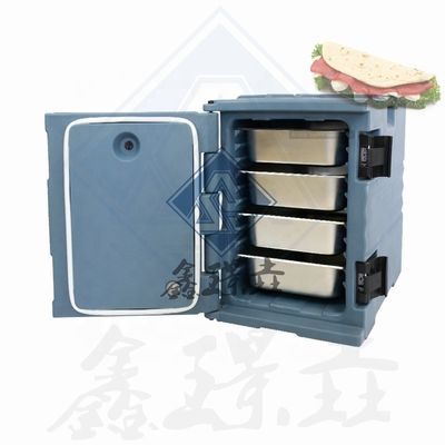 Isolierte Lunchbox aus Edelstahl für mechanische Küchengeräte in Restaurants