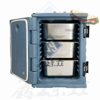 Isolierte Lunchbox aus Edelstahl für mechanische Küchengeräte in Restaurants