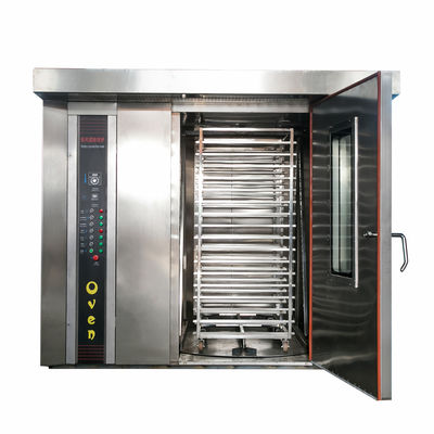 Elektrisch/Diesel/Gasbetrieb 32 Trays Gas-Rotationsofen für Backflohr-Rohstoff