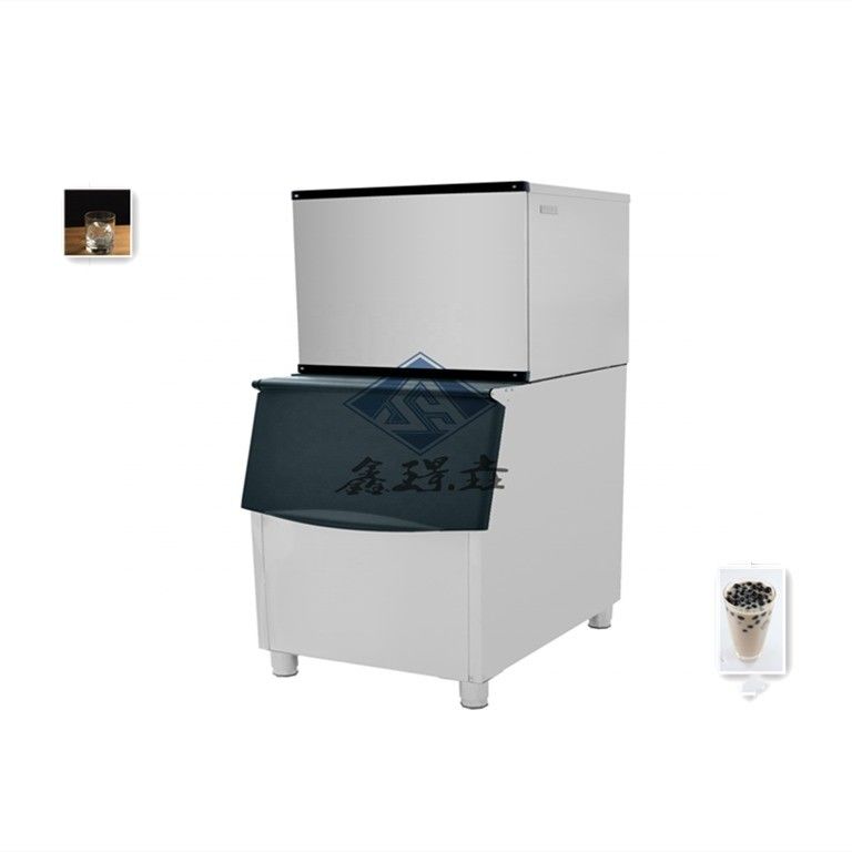 900 kg Eis Speicherkapazität Würfel Eismaschine Ideal für Cocktailbars und Bubble Tea Stores