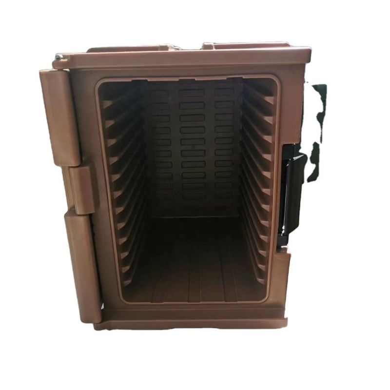 65cm x 45cm x 63,5cm Außengröße Isolierte Lebensmittelbox 90L Volumen zum Wärmen von Lebensmitteln
