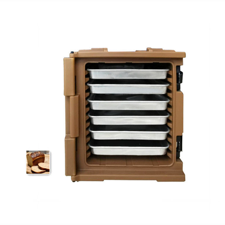 Kunststoff-Bäckerei Brot Pizza Backplatten Träger Transportbox Isolierte Lebensmittellieferbox