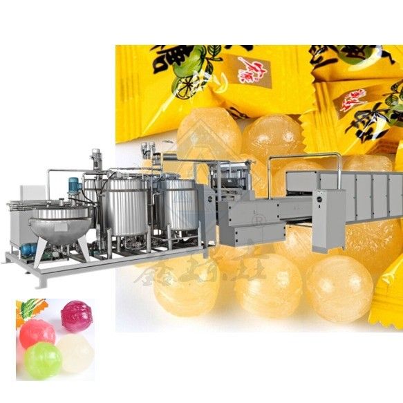 1400x98x170cm vollautomatische runde Lollipop-Machmaschine für harte Süßigkeiten im Jahr 2022