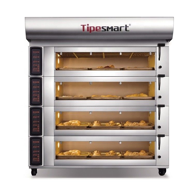 600*400 mm Tray Größe Elektrische Brot-Croissant-Pizza-Backofen für die Bäckerei