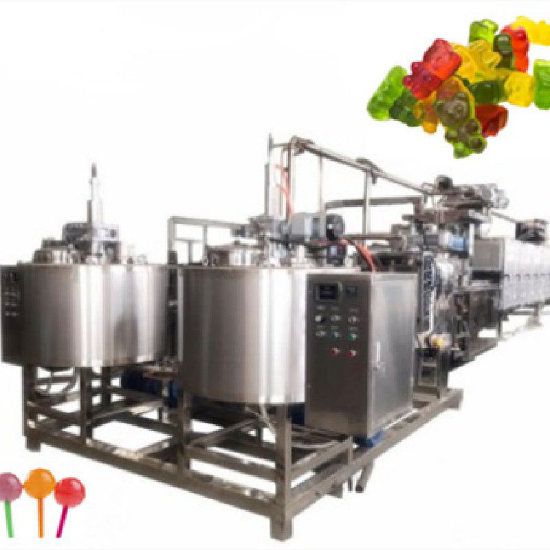 2022 Halbautomatische Automatische Gummi-Bären Industrie-Maschine für Süßigkeiten Produktionslinie