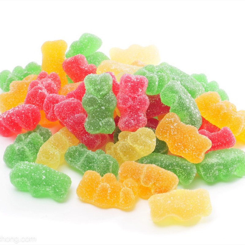 380V Spannung automatische Produktionslinie für Gummy Bear Soft Lollipop Candy Füllmaschine