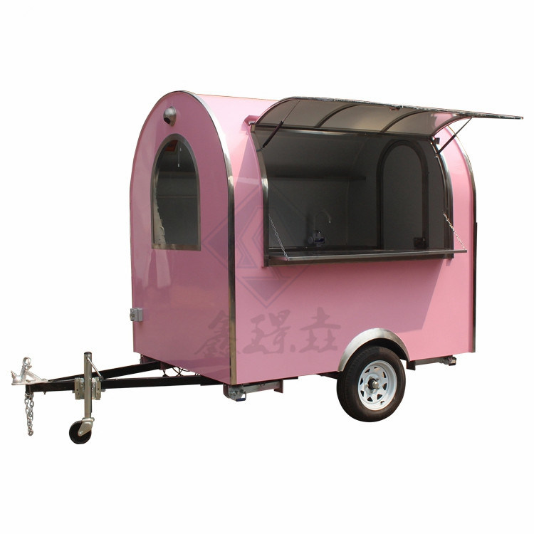 2300*1650*2300mm Verkaufssnack Funktion Mobilfutterwagen mit Pfannkuchen-Hot Dog Crepe