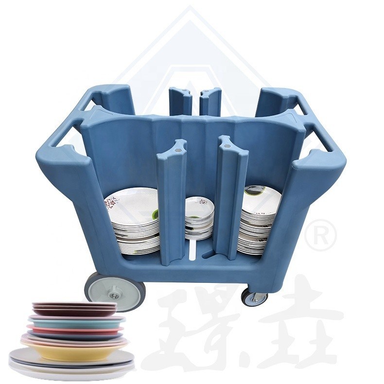 Maßgeschneiderte Farbschüssel-Sammelwagen für die Effizienz und Organisation von Restaurants
