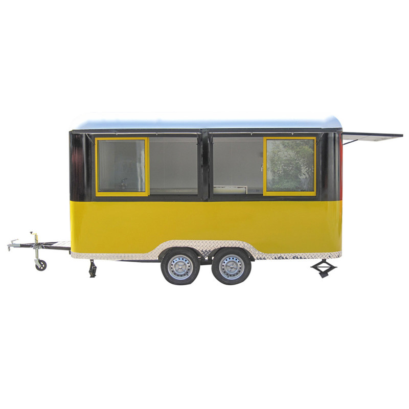1500 Watt Elektro-Retro-Auto 2,2 Meter kleiner mobiler Foodtruck für Slush Hot Dog Cart