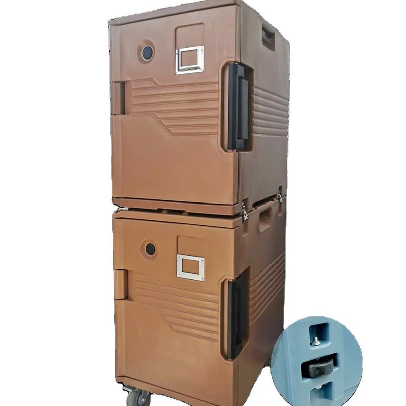 Rotomolding Isolierte Box Mahlzeitstation kundenspezifische Farbe Isolierte Lebensmittellieferbox