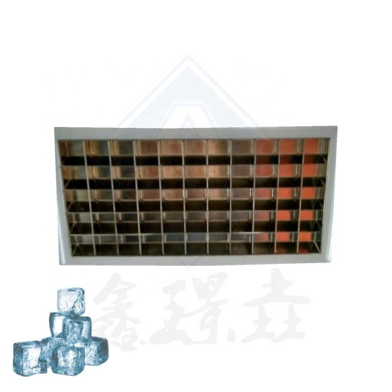Schnelle industrielle Eismaschine 22*22mm Eisart 65 kg/Tag Kapazität für Würfel- und Röhren Eis