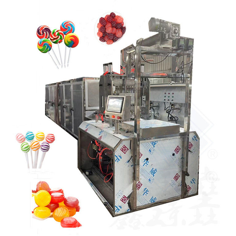 Automatische Süßigkeiten-Zuckertabletten-Lollipop-Maschine mit einer Kapazität von 40-50 kg/h