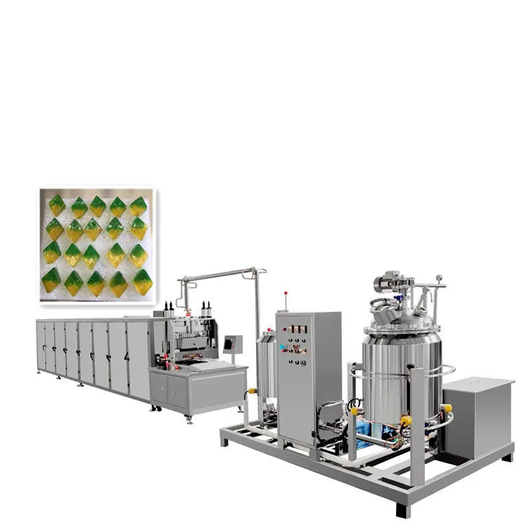Gummy Soft Lollipop Süßigkeitenfüllmaschinen für die automatische industrielle Süßigkeitenproduktion