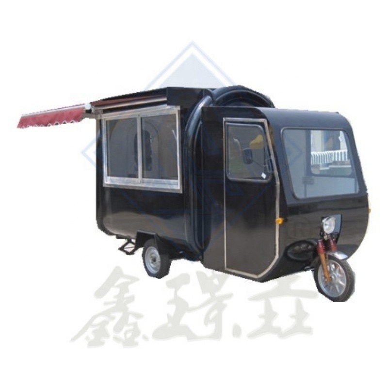 Verkauf von Nahrungsmitteln Tuk Tuk Truck Full Kitchen mobile Lebensmittelkarre mit Rädern und Nüssen Rohstoff