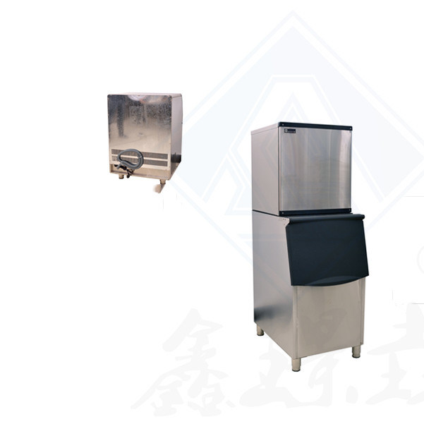 TECUMSEH Kompressor 220V 300kg Quadrat Eiswürfel Herstellmaschine zur Herstellung von Eiswürfeln