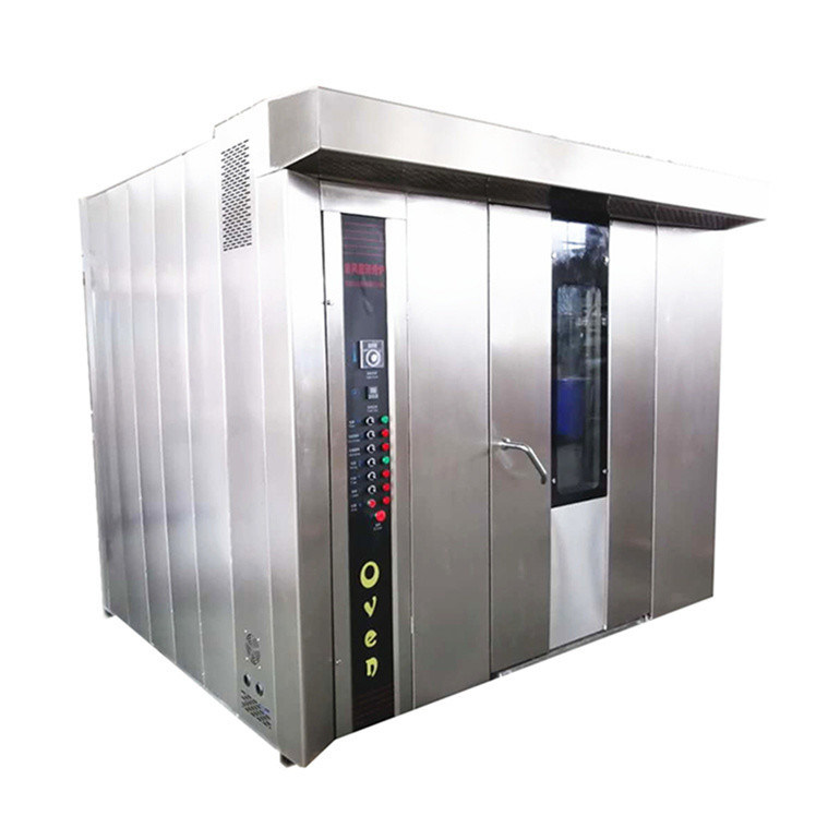 Tray Größe 400 * 600 / 800 * 600mm Industrie Rotary Arabische Brot Ofen Burger Bun Rotary Oven