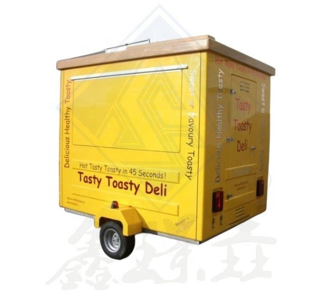 angepasste Farbe Fast-Food-Wagen Mobil-Food-Elektro-Dreirad für Hot Dogs und Burger